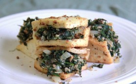Golden Stuffed Tofu by @TofuXpress